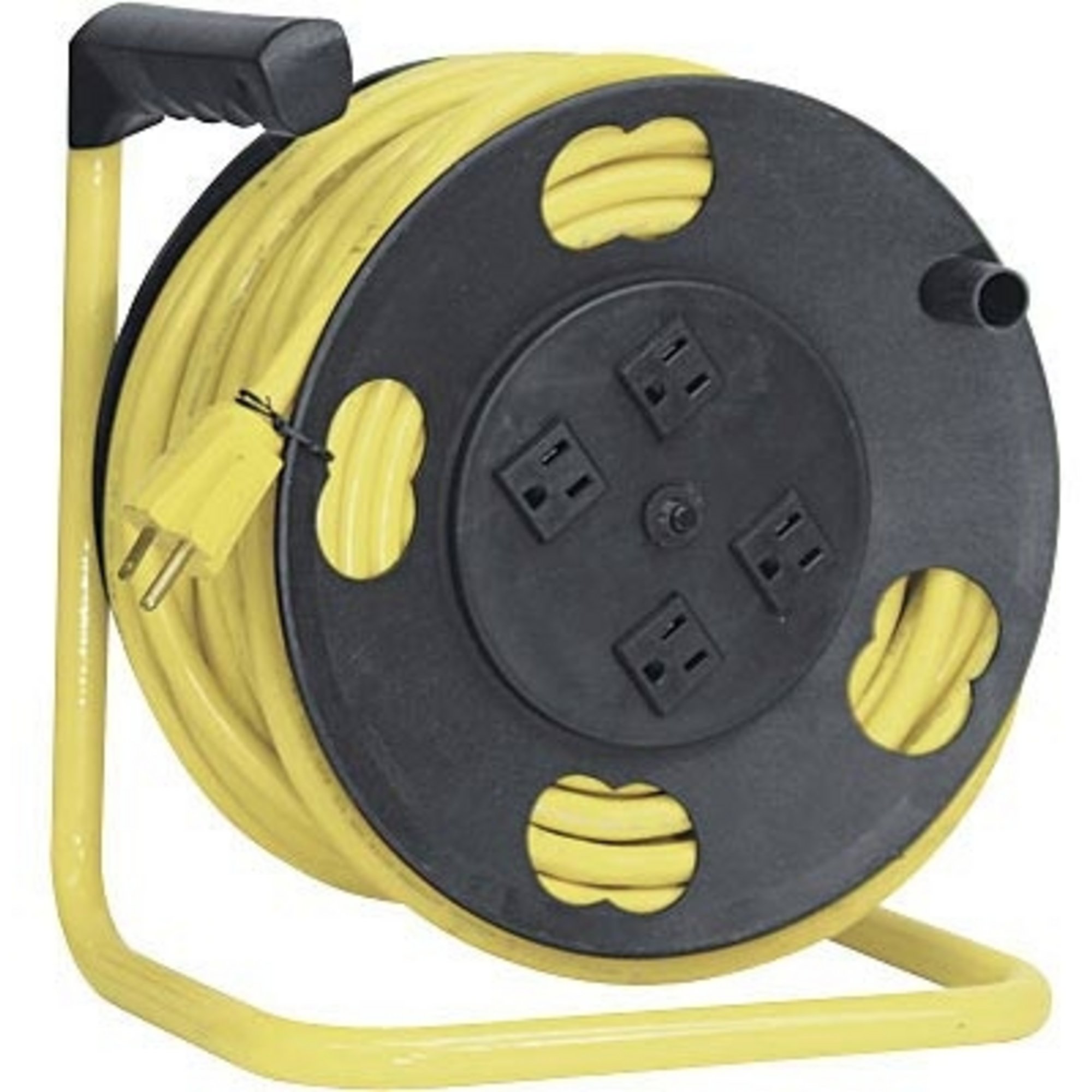 Bayco Quad Tap Cord Reel — 75ft., Model NI2077 Northern Tool